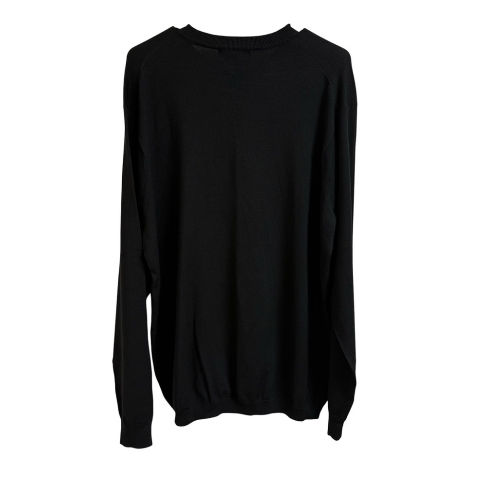 Lord and Taylor Casual Classics Men Size XXL Black Silk Blnd Long Sleeve Sweater - Picture 2 of 7